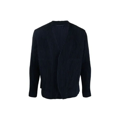 Homme Plissé Issey Miyake FW21 Бизнес-костюм мужской синий