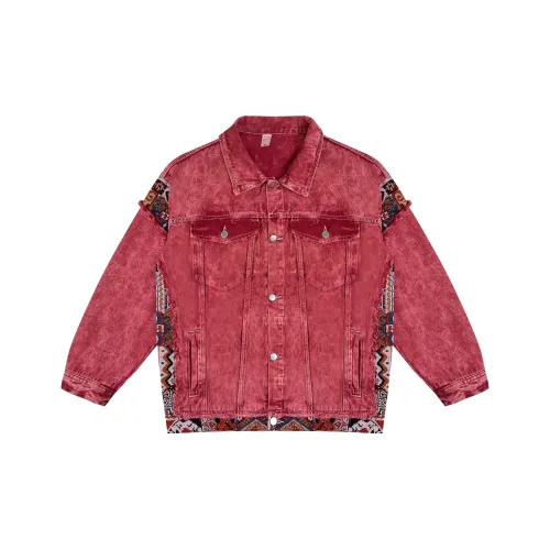 FOREVER 21 Denim Jacket Unisex Pink