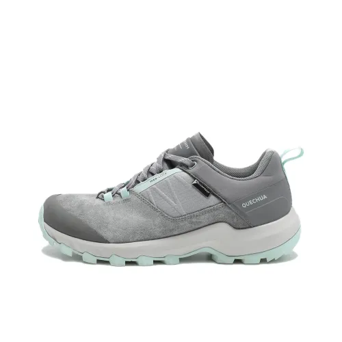 DECATHLON MH500 Slip Устойчивый к истиранию Низкий Топ Походная обувь Женская Серый