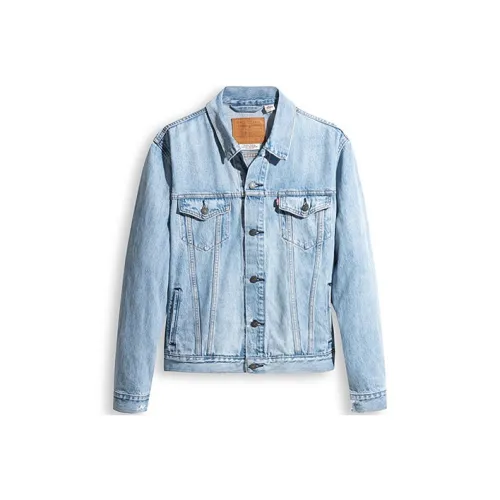 Levis Blue Men's Denim Jackets Левис Синий Мужские Джинсовые Куртки