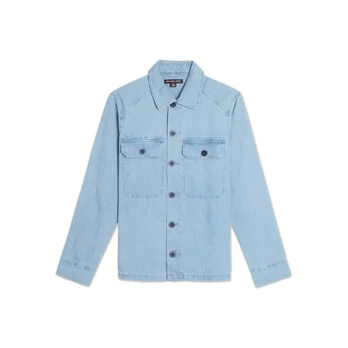 MICHAEL KORS Светло-синие мужские джинсовые куртки