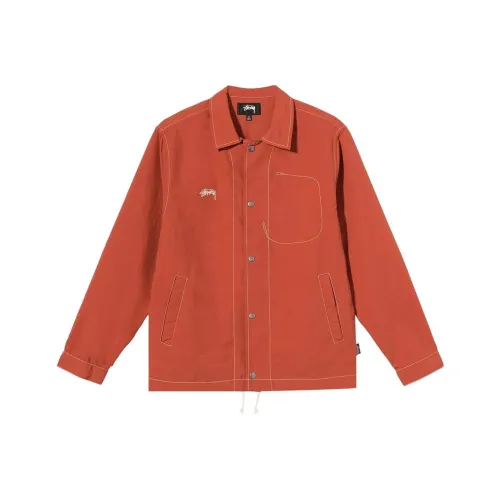 Stussy Red Men's Jackets Stussy Красный Мужские Куртки