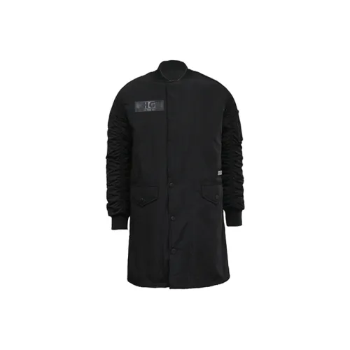 Heather Grey Wall Черный Унисекс Объемные куртки (пуфы)