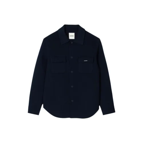 Sandro Темно-синие мужские куртки