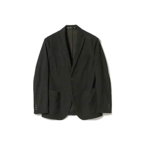 BEAMS совместный бренд Угольный серый Мужской Деловой костюм