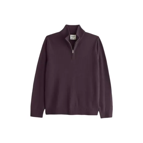 Abercrombie＆Fitch Трикотаж Мужской Бордовый