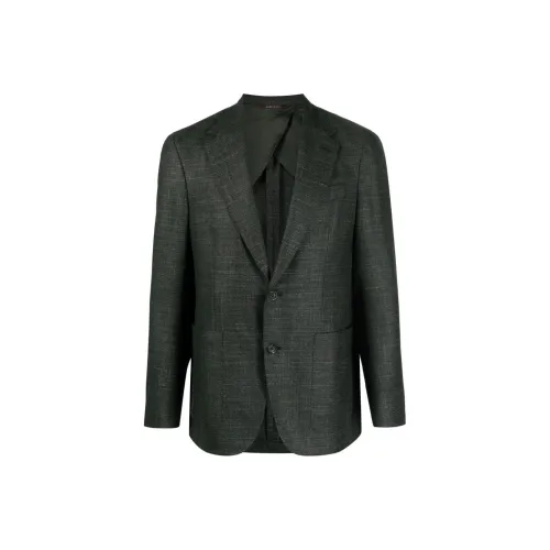 Canali Бизнес-костюм Пальто Мужское Темно-серый