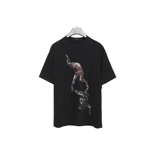 RAYSHOW Мужские черные T-рубашки