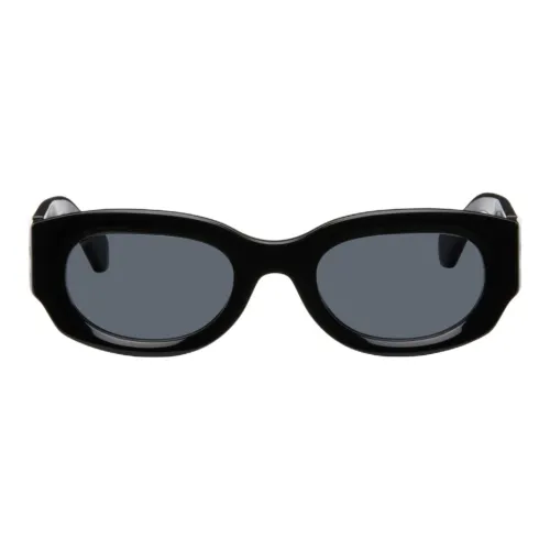 OFF Белый Ацетат OVAL SUNGLASSES Мужской Черный
