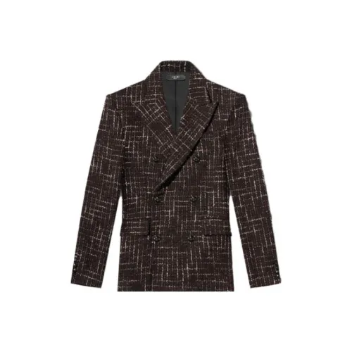 AMIRI Коричневый Мужской Деловой костюм