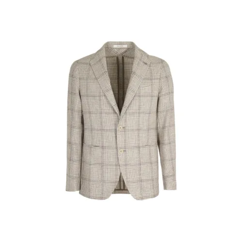 Tagliatore Серый Желтый Мужской Деловой Костюм