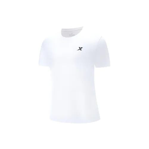 XTEP ZONGXUNXILIE Бег T-Shirt Мужская Pearl White