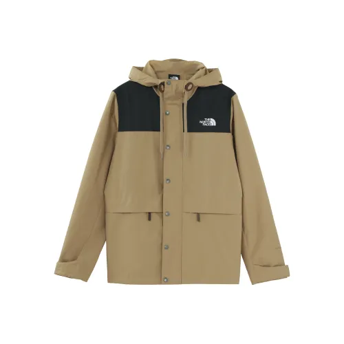 THE NORTH FACE Поход Водонепроницаемый Ветрозащитный And Вода Репеллент Ветровка Мужской Коричневый