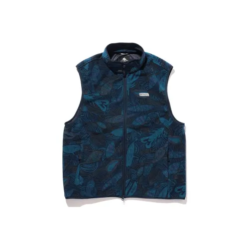 BEAMS совместный бренд Синий Мужской жилет