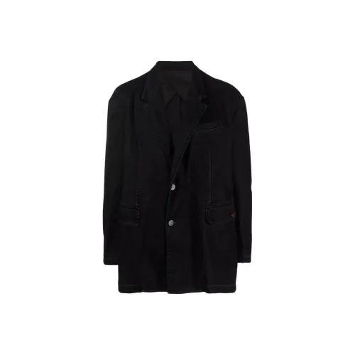 DIESEL Черные Мужские Джинсовые Куртки