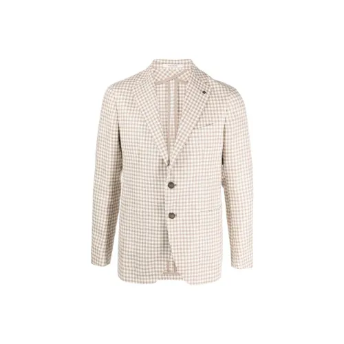 Tagliatore FW23 Бизнес-костюм Пальто Мужской Бежевый