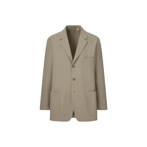 UNIQLO Бизнес-костюм мужской цвет хаки