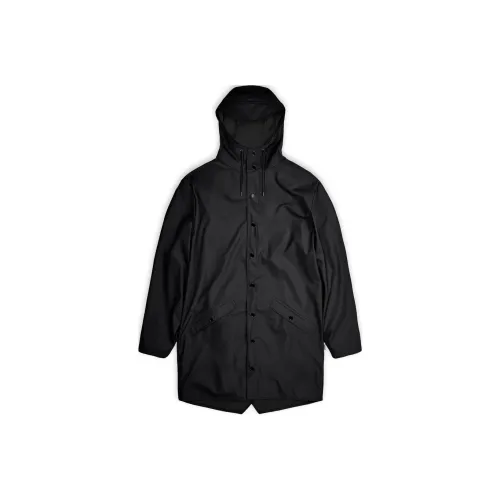 Rains Куртки и Пальто Унисекс Черный