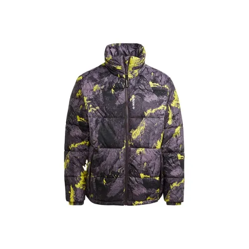 Adidas Originals Хлопковый пуховик Зимний Мужской Многоцветный