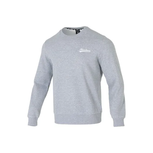 Skechers Vibrant Casual Collection Sports Lifestyle Collection Толстовка Унисекс Серый Heather Cloud Серый