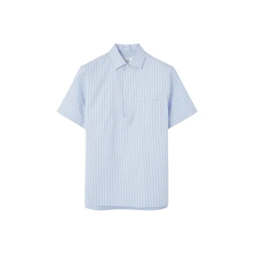 Loro Piana Мужская поло синего цвета