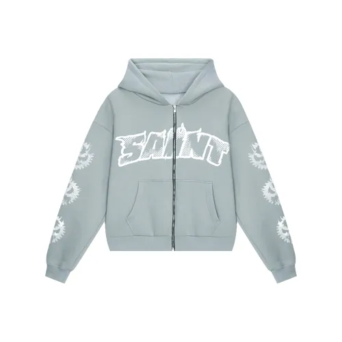 RESERFF Тяжелый промытый бархат худи с капюшоном Мужской Американский молния Кардиган Зимний Унисекс Туманно-серый