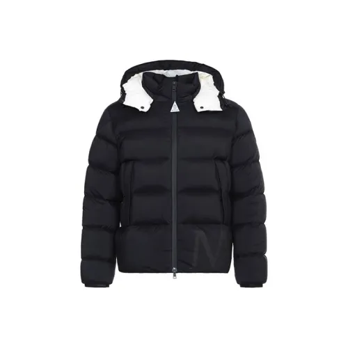 MONCLER Черный Мужской Пуховик
