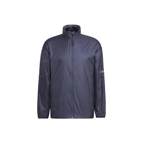 Adidas Темно-синие мужские куртки