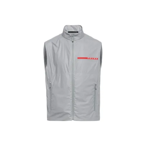 PRADA Silver Мужские жилеты