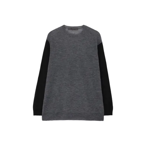 Yohji Yamamoto Серый Мужской Трикотаж