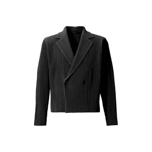 Homme Plissé Issey Miyake Черный Мужской Деловой Костюм
