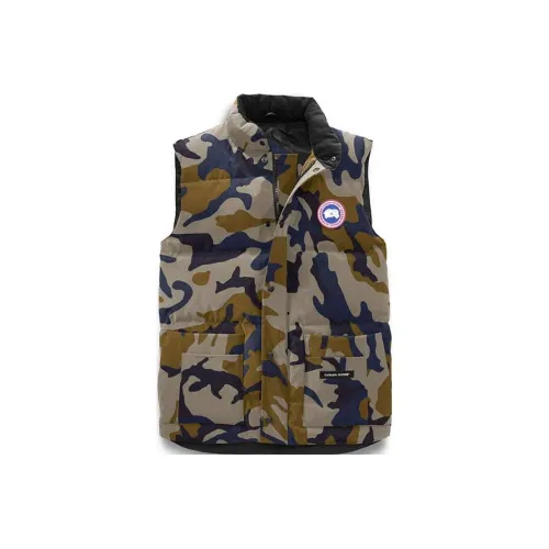Canada Goose Freestyle Series Пуховый жилет Мужской Классический Камуфляж Тан