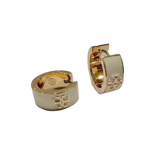 Tory Burch Серьги из бронзы Золотой/Слоновая кость Женские
