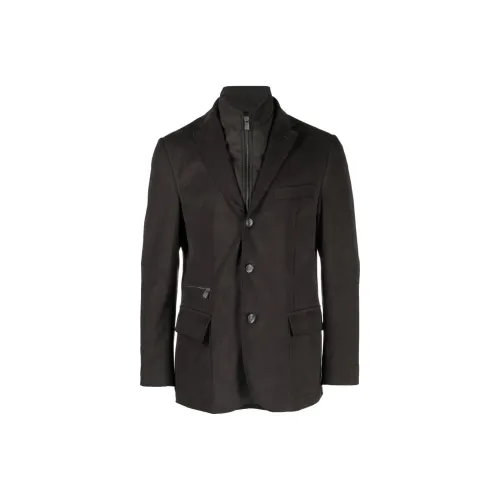 CORNELIANI Бизнес-костюм Пальто Мужской Темно-серый