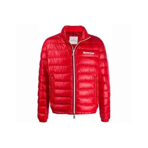 Moncler Красный Мужской Пуховик