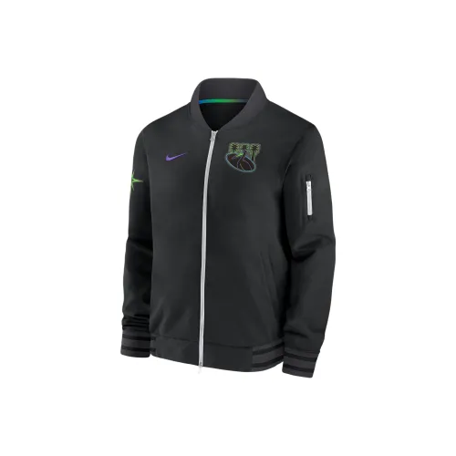 Nike MLB Коллаборация Tampa Bay Rays Куртки и Пальто Tampa Bay Rays Мужской Черный