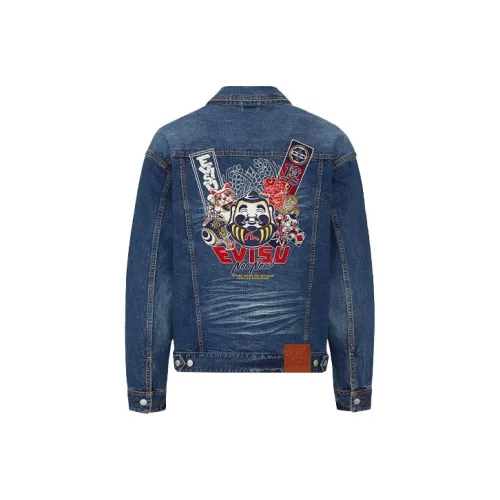 EVISU SS21 Denim Jacket Men's Denim Blue