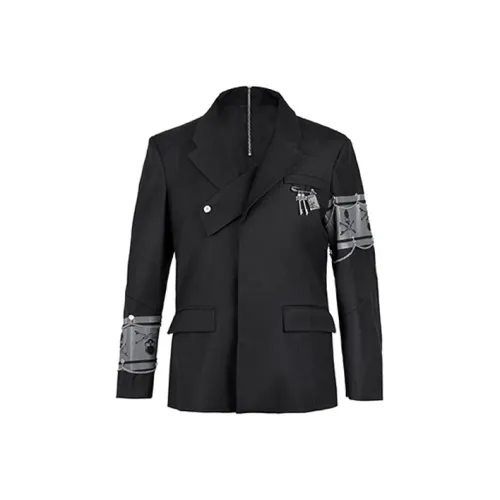 C2H4 Черный Унисекс Офисные костюмы