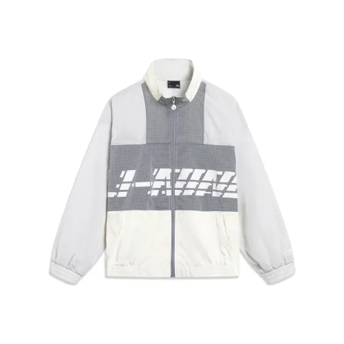 LINING Sports Life Collection Каменный Серый Айвори Мужская Куртка