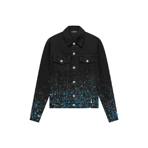 AMIRI Черные Мужские Джинсовые Куртки