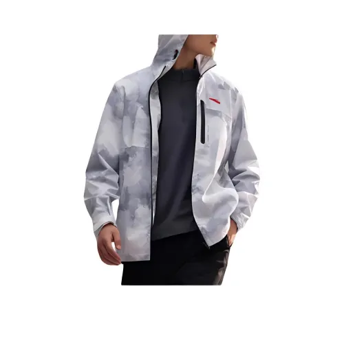 ANTA Куртки Пальто Мужской Чисто Белый С принтом по всей поверхности