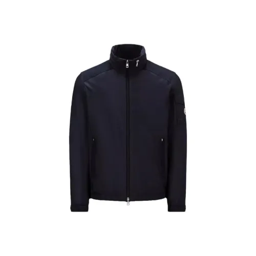 MONCLER Мужские синие куртки