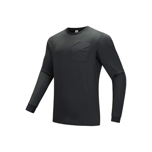 ANTA Outdoor Collection Трикотаж Мужской Ink Пава Серый