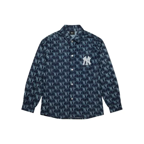 MLB New York Yankees Denim Jacket Unisex Темно-Морской Синий