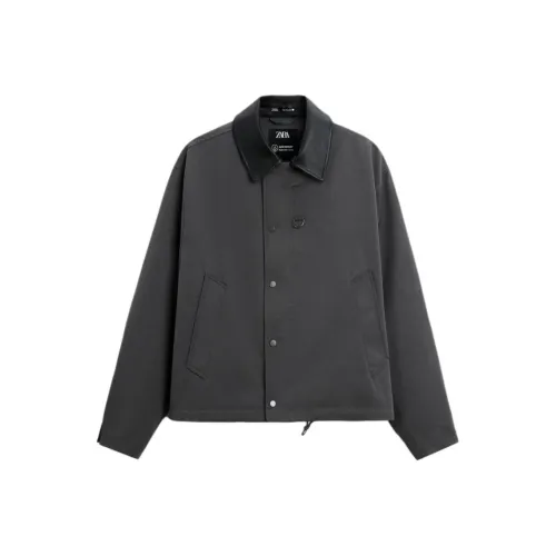 ZARA Серый Мужской Куртки