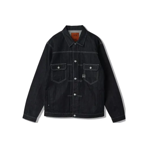 DENHAM × Wind And Sea SS23 Co Branded SERIES Оригинальные унисекс джинсовые куртки