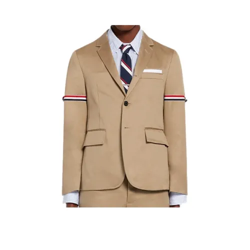 THOM BROWNE· Бизнес-костюм Пальто Мужской CAMEL