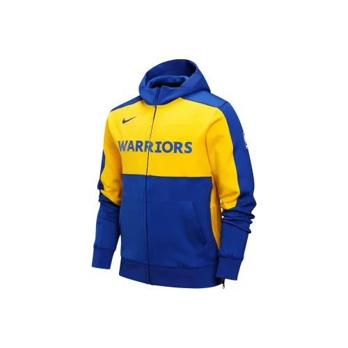 Nike Dri Fit NBA Куртки Пальто Мужской Lamp Трава Синий Амарилло-желтый