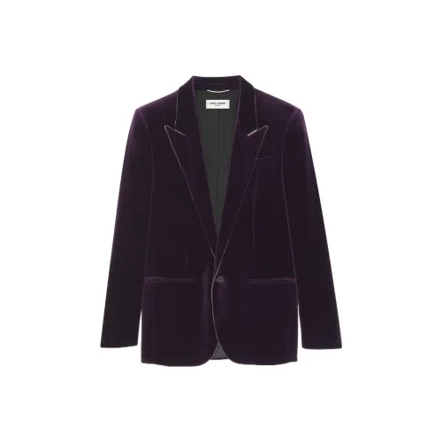 SAINT LAURENT Бизнес-костюм мужской фиолетовый