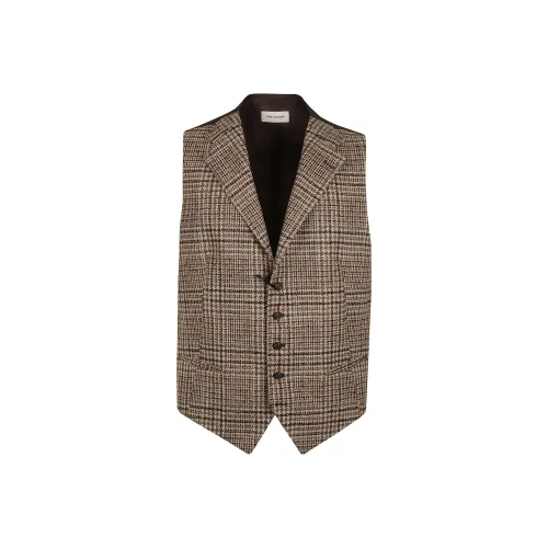 Tagliatore Бежевые Мужские Жилеты